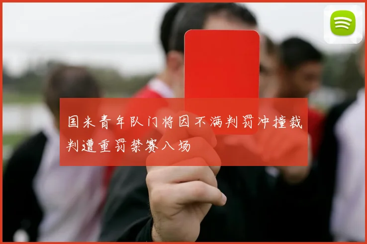 国米青年队门将因不满判罚冲撞裁判遭重罚禁赛八场